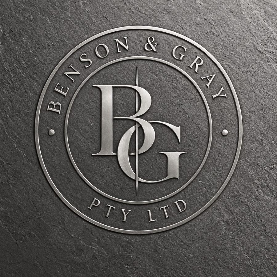 Benson & Gray seal engraved in slate